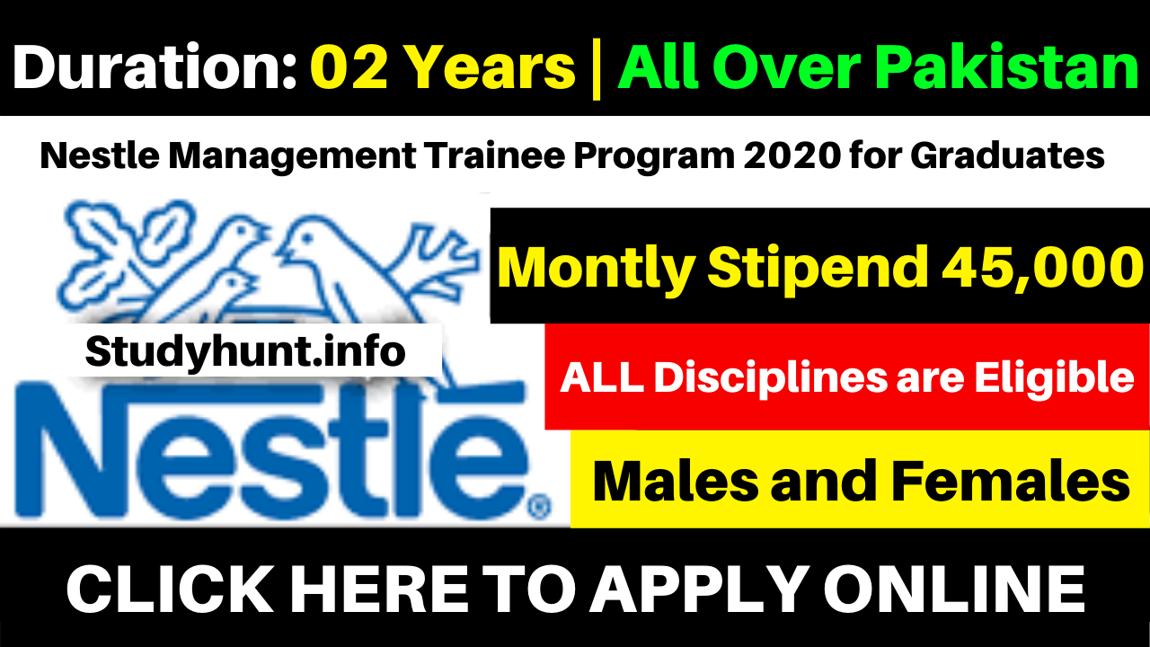 Nestle Management Trainee Program 2020 for Graduates