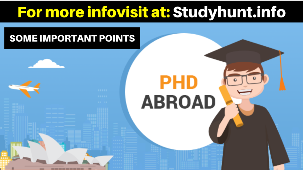 how to do phd abroad with scholarship quora