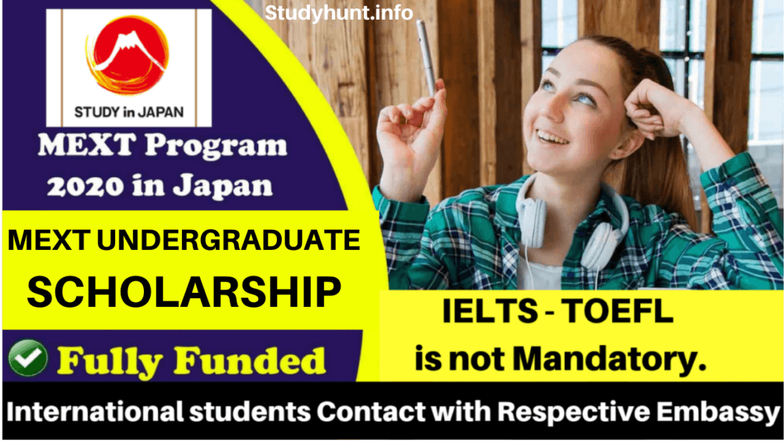 MEXT UNDERGRADUATE SCHOLARSHIP 2021 IN JAPAN (FULLY FUNDED)