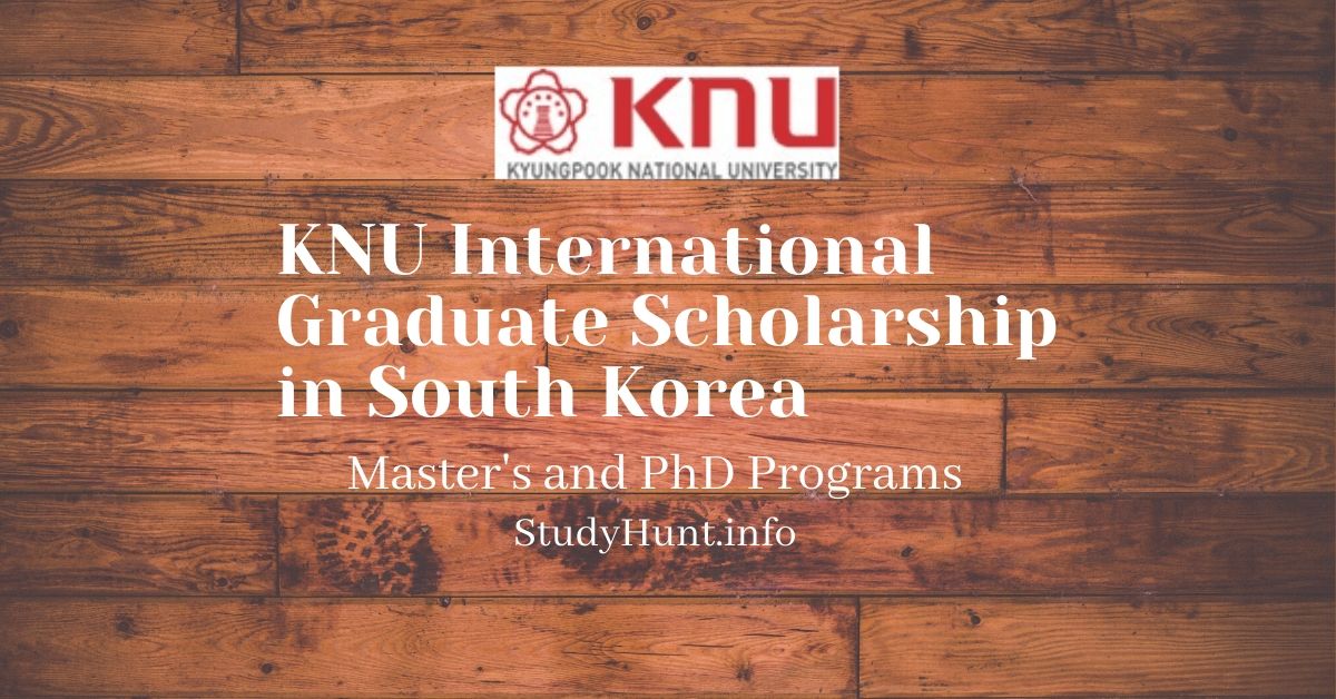 KNU International Graduate Scholarship in South Korea