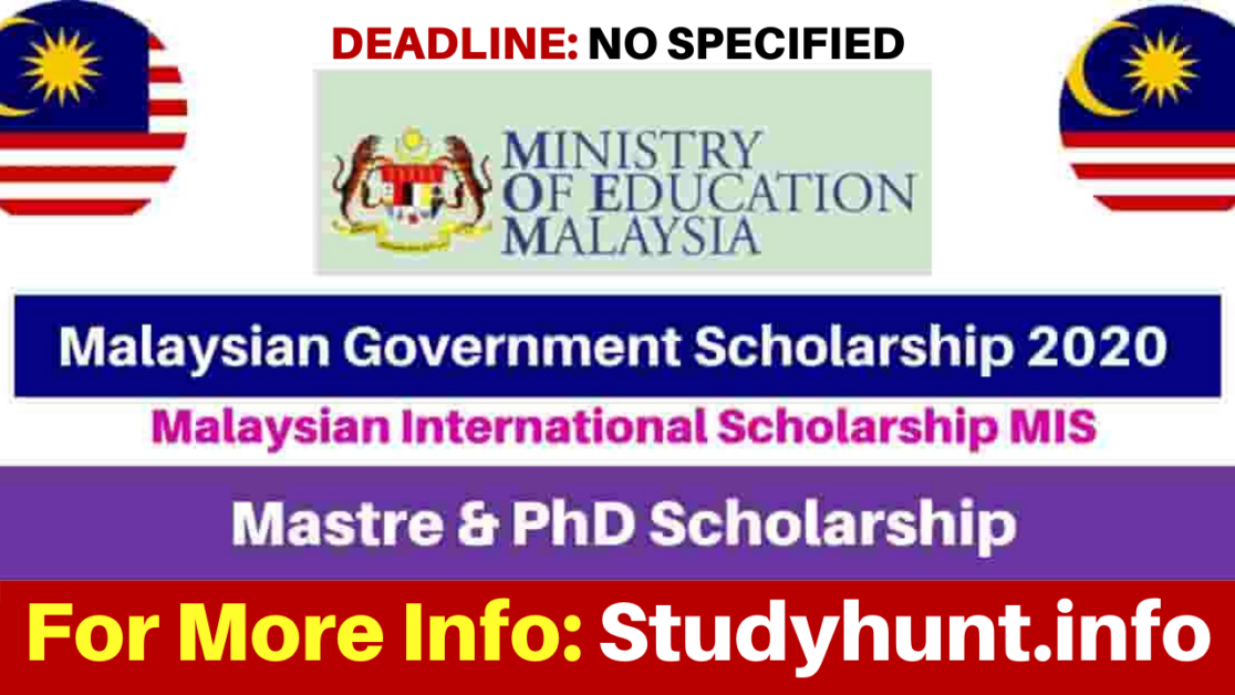 Malaysian International Scholarship for Master and PhD (Fully Funded