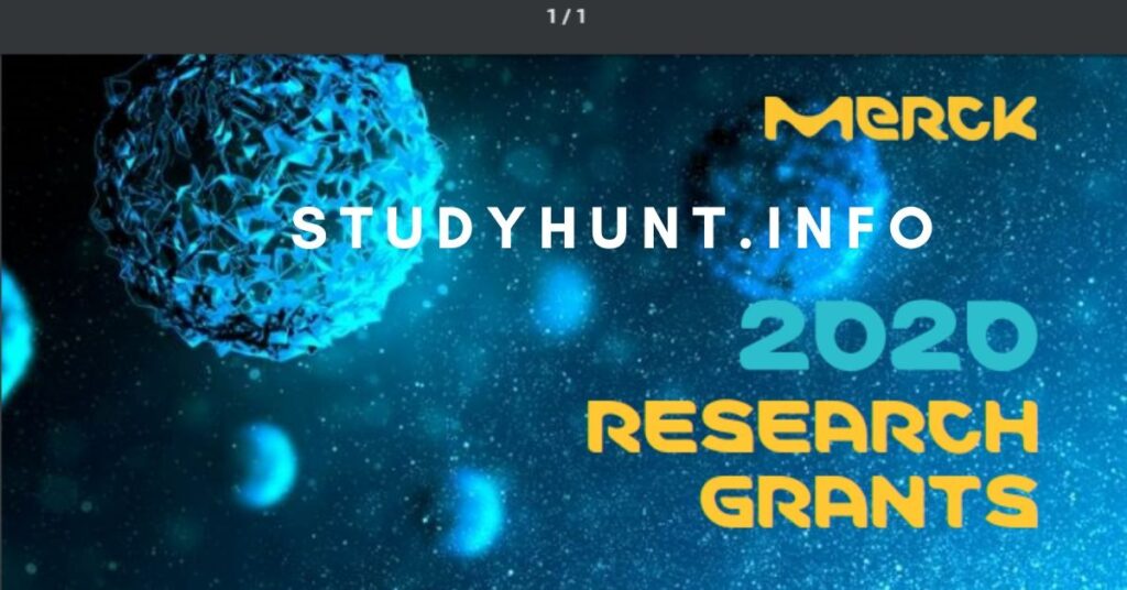 Merck Research Grants 2020 StudyHunt