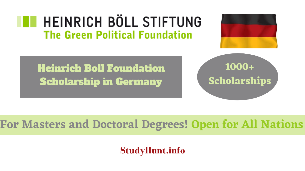 Heinrich Boll Foundation Scholarship in Germany 2021