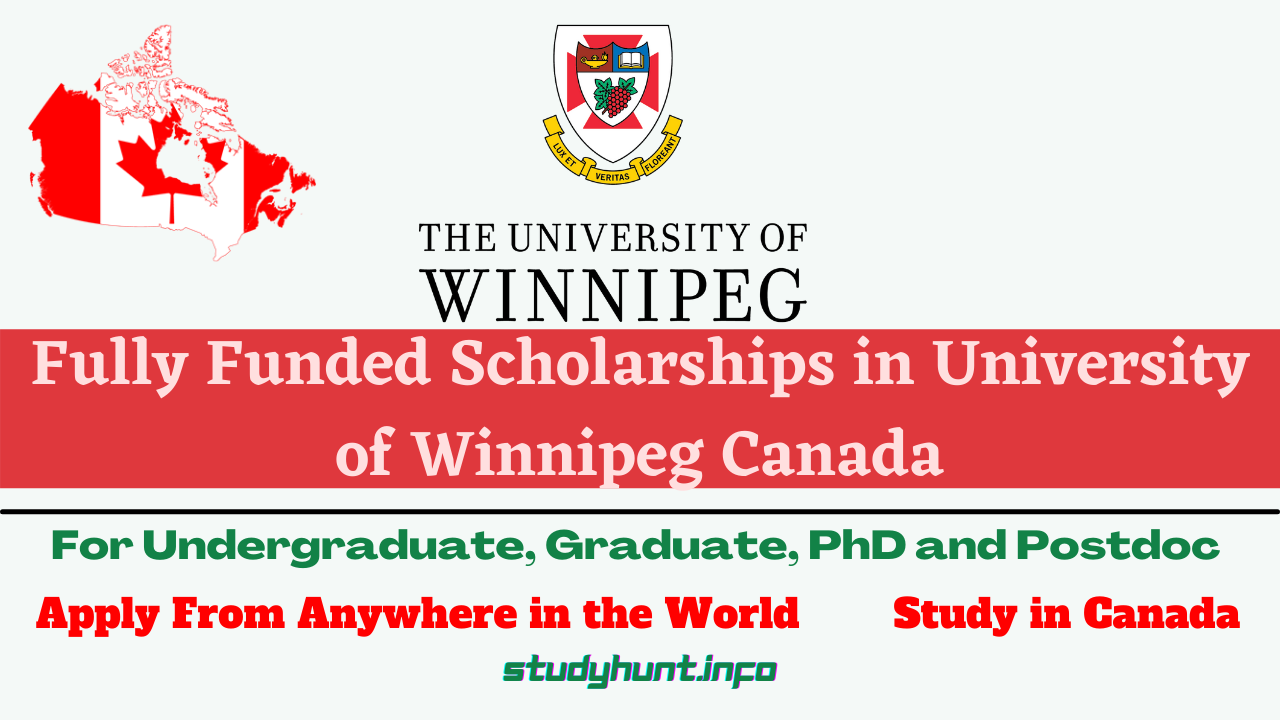Scholarships in University of Winnipeg Canada 2021