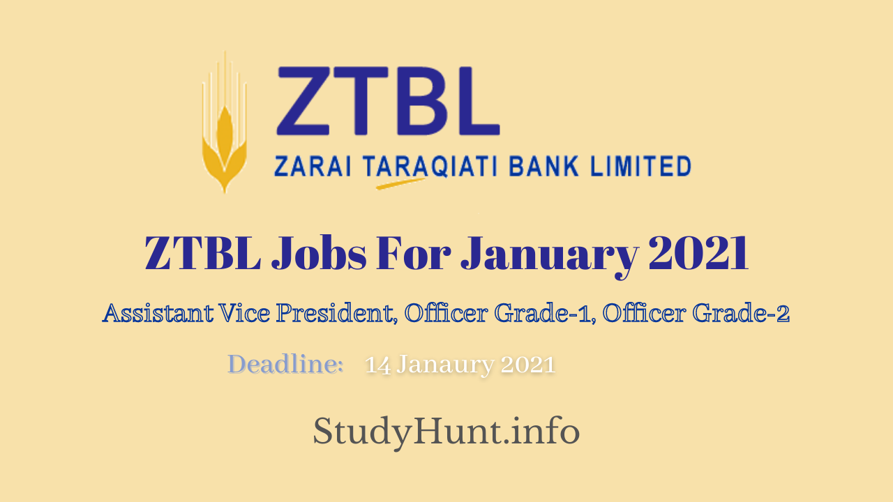 ZTBL Jobs For January 2021
