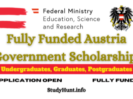 Austria Government Scholarship