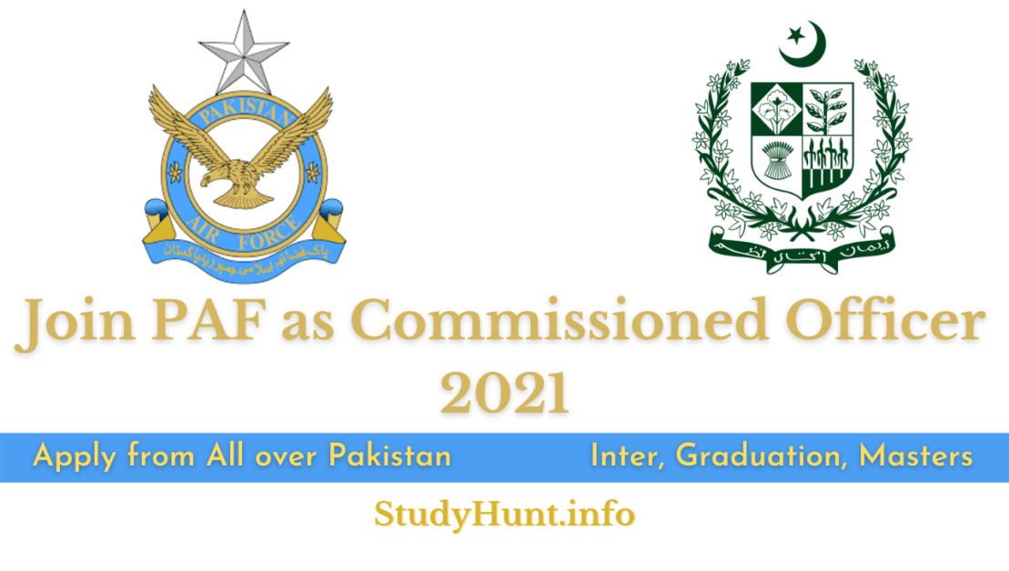 Join PAF as Commissioned Officer 2021 GD Pilot