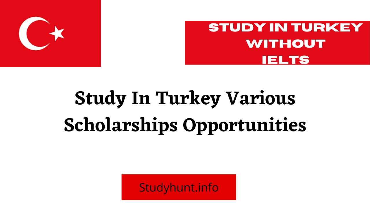 Study In Turkey Various Scholarships Opportunities | Without IELTS