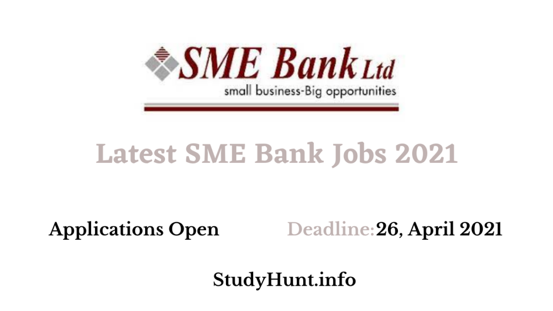 SME Bank Jobs 2021