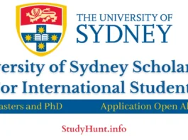 University of Sydney Scholarship For International Students