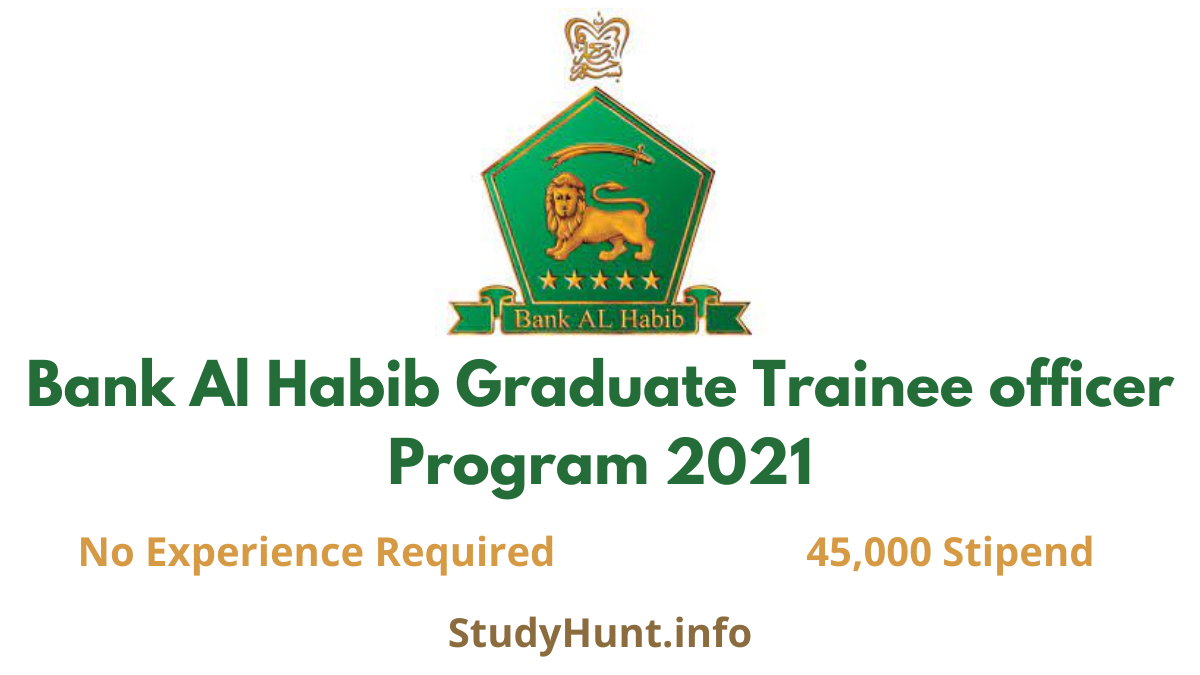 Bank Al Habib Graduate Trainee officer Program 2021