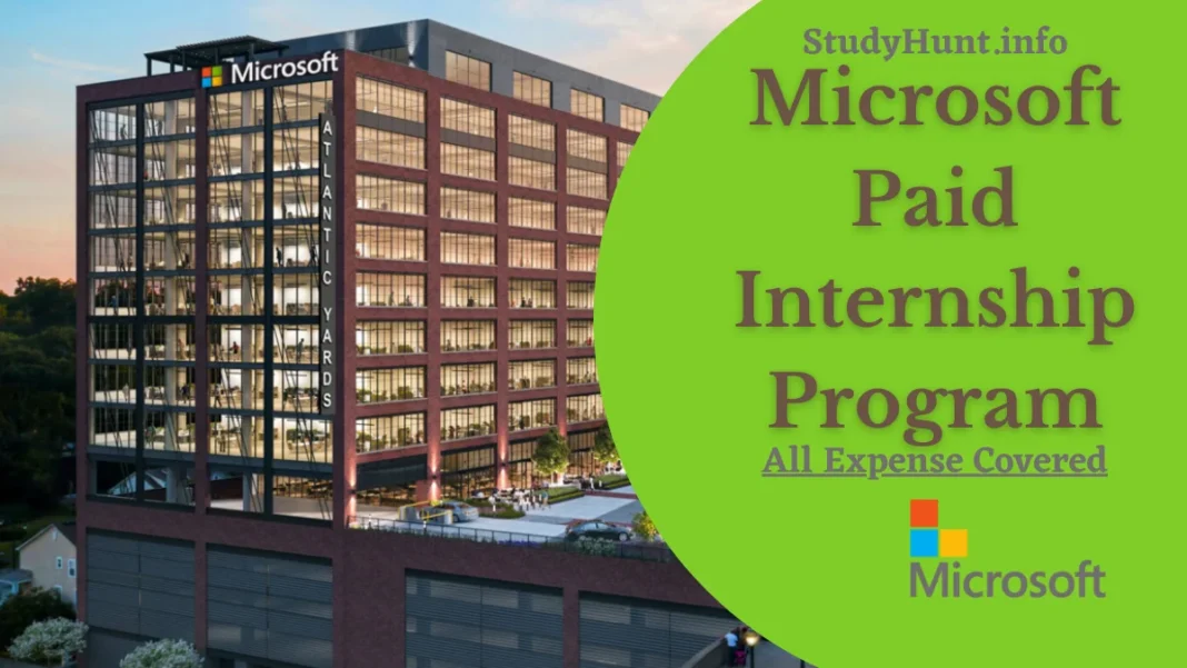 Microsoft Internship Program paid