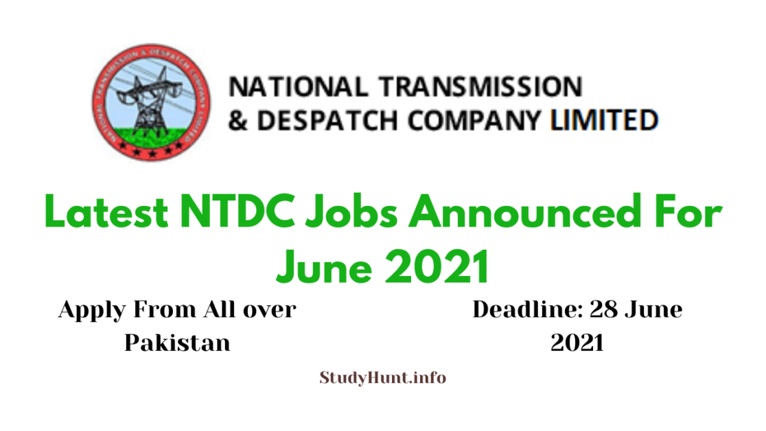 NTDC Jobs For June 2021
