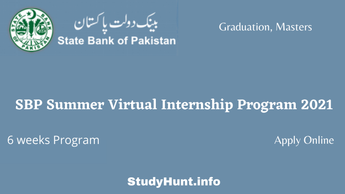 SBP Summer Virtual Internship Program 2021