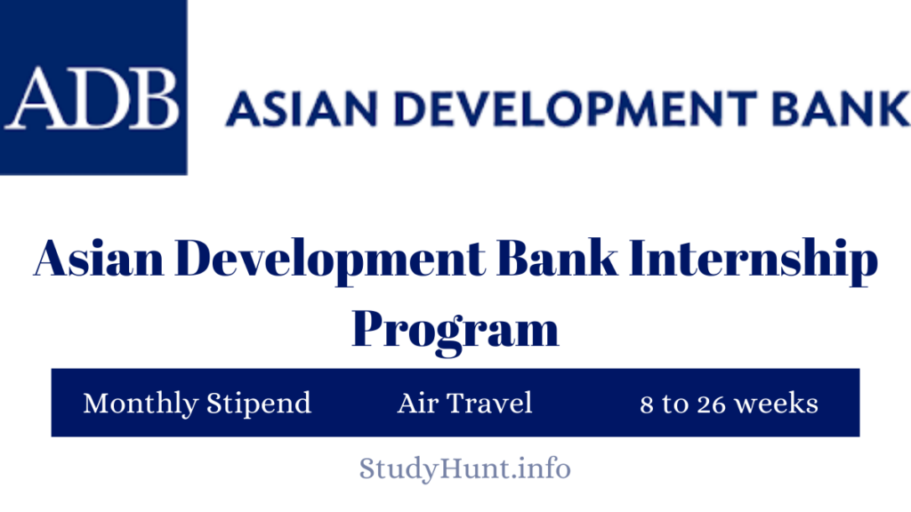 ADB Internship Program 2025 StudyHunt