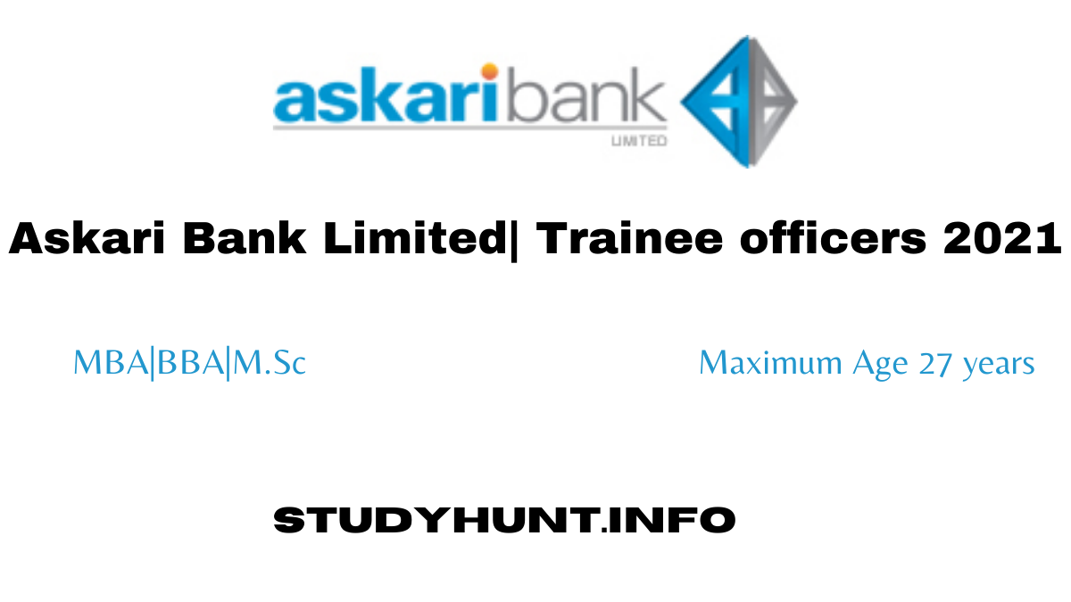 Askari Bank Limited Trainee officers 2021