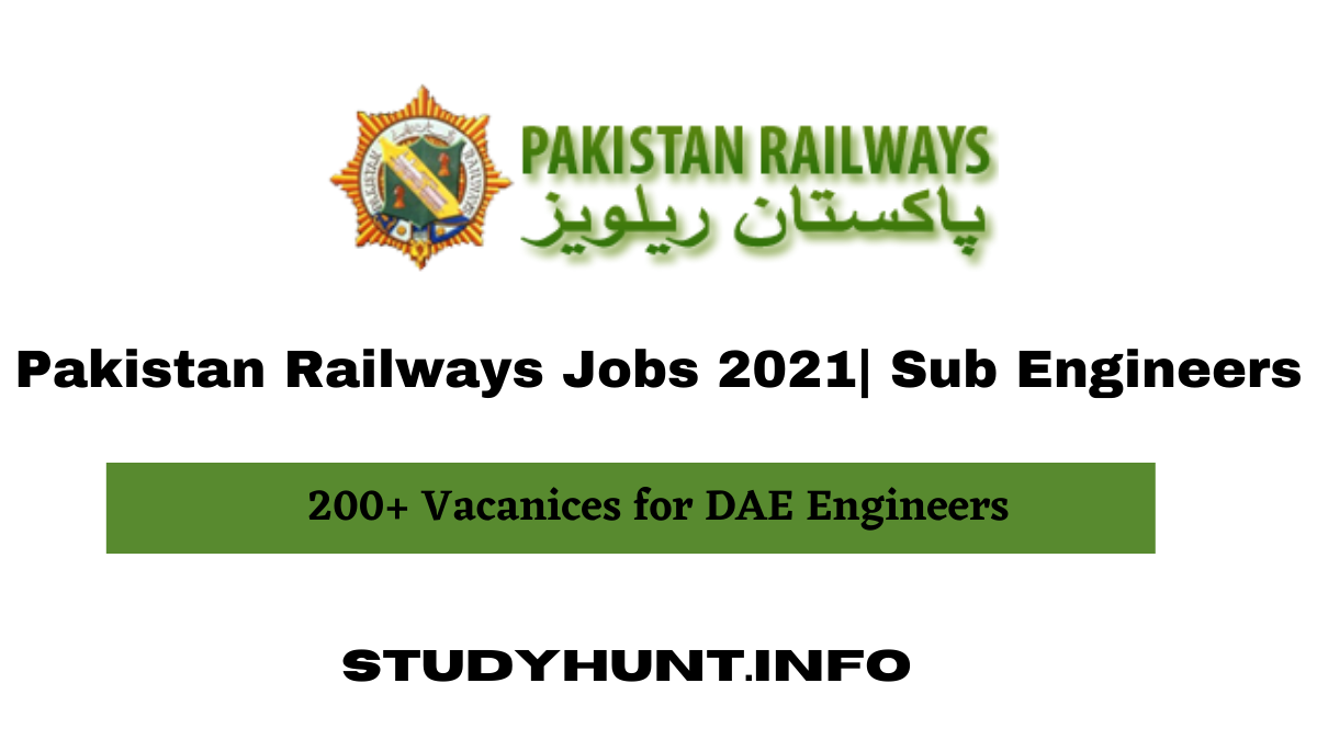Pakistan Railways Jobs 2021 Sub Engineers