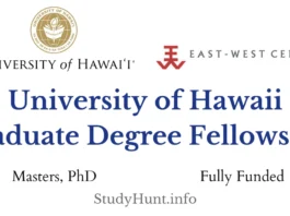 University of Hawaii Graduate Degree Fellowship
