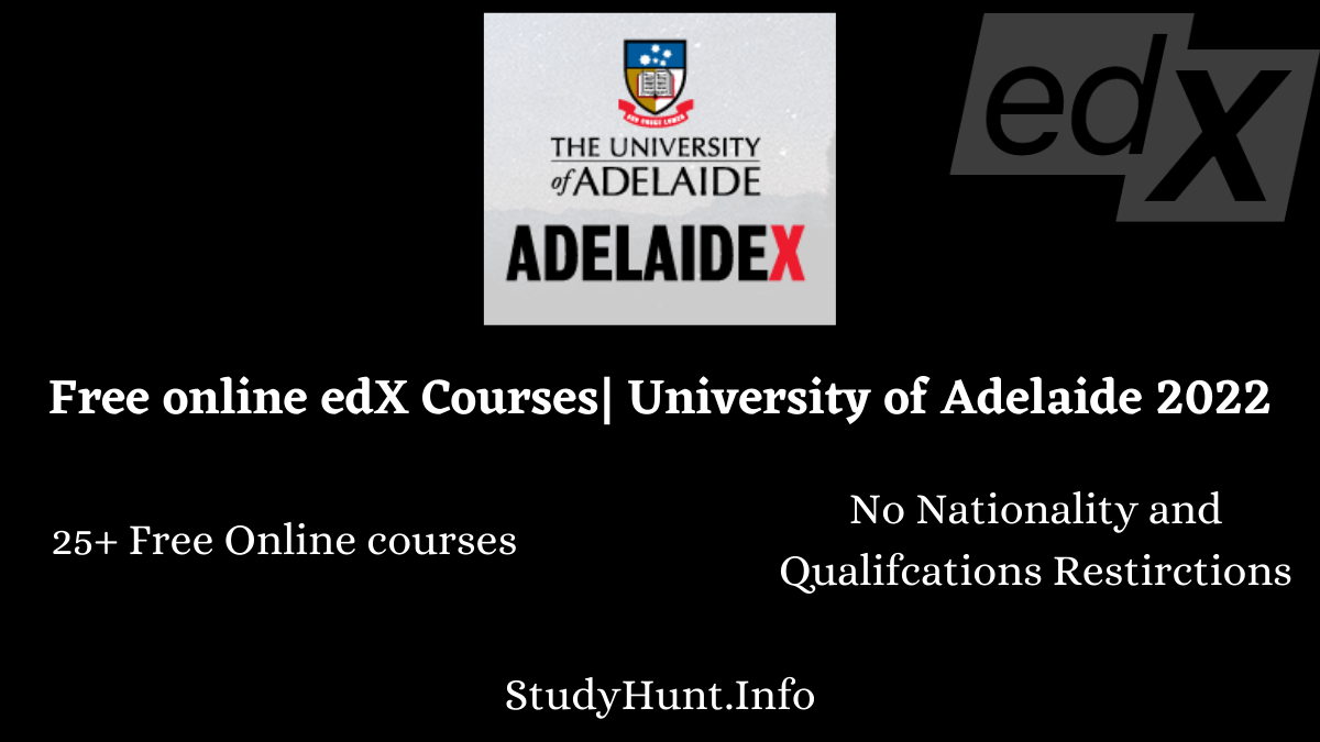 University of Adelaide Free online edX Courses