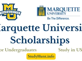 Marquette University Scholarships for international students+