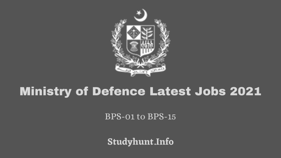 Ministry of Defence Latest Jobs 2021
