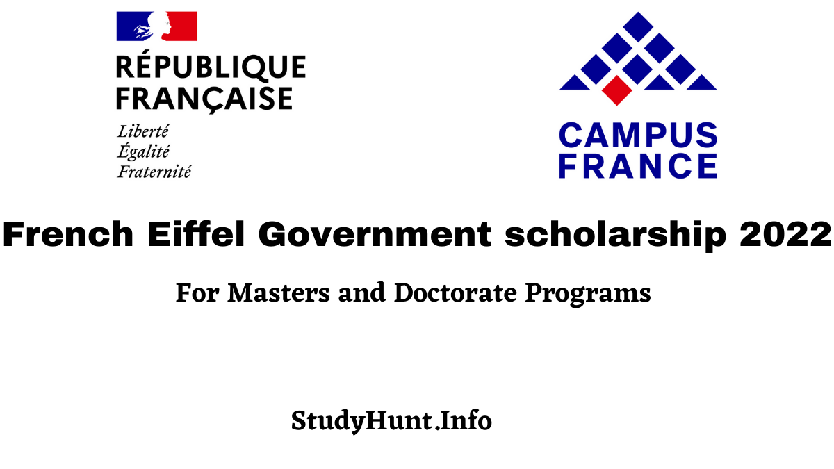 French Eiffel Government scholarship 2022