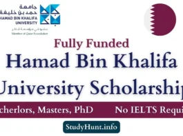 Hamad Bin Khalifa University Scholarship for international students