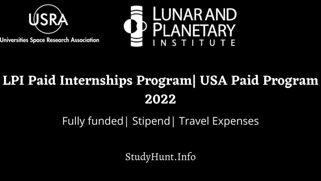 LPI Summer Internships Program in USA