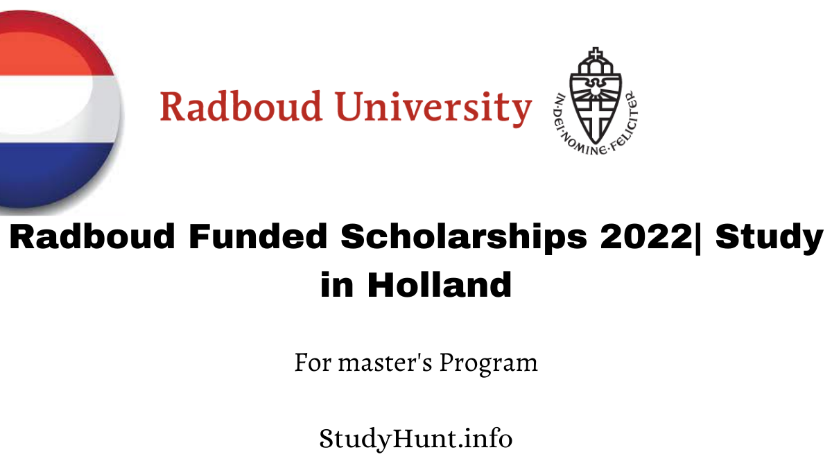 Radboud University Scholarship for 2022