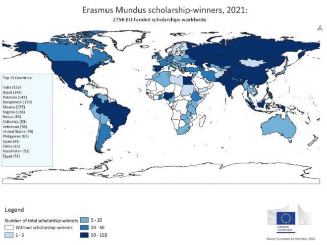 erasmus mundus scholarship results