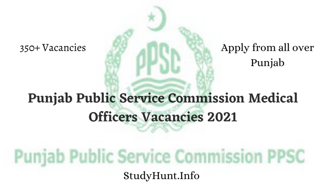 Punjab Public Service Commission Medical Officers Vacancies 2021