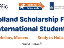 Holland Scholarship For International Students