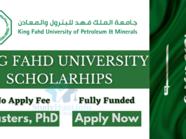 King Fahd university scholarship