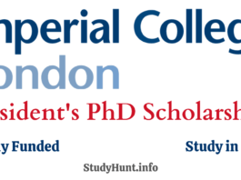 President's PhD Scholarships at Imperial College of London