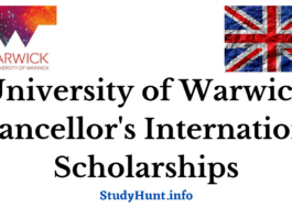 University of Warwick Chancellor's International Scholarships