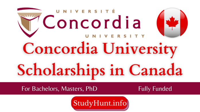 Concordia University Scholarships for International Students