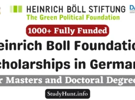 Heinrich Boll Foundation Scholarship