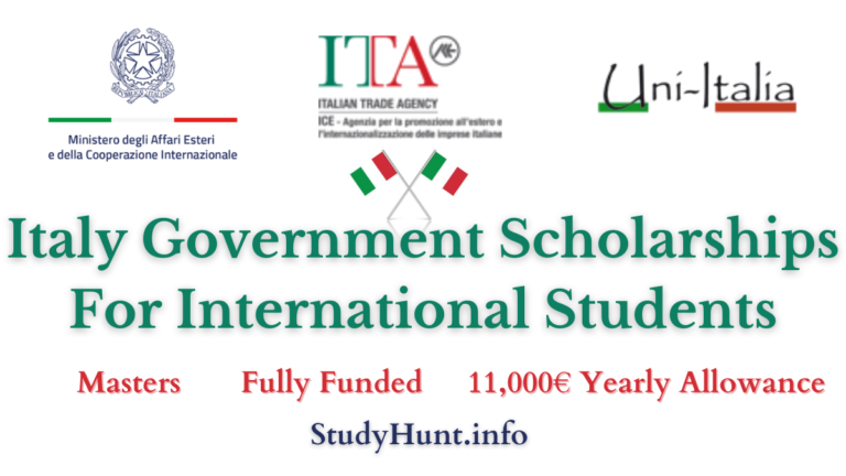 Italy Government Scholarships For International Students 2024-2025 ...