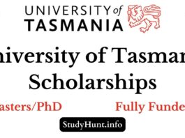 University of Tasmania Scholarships for international students