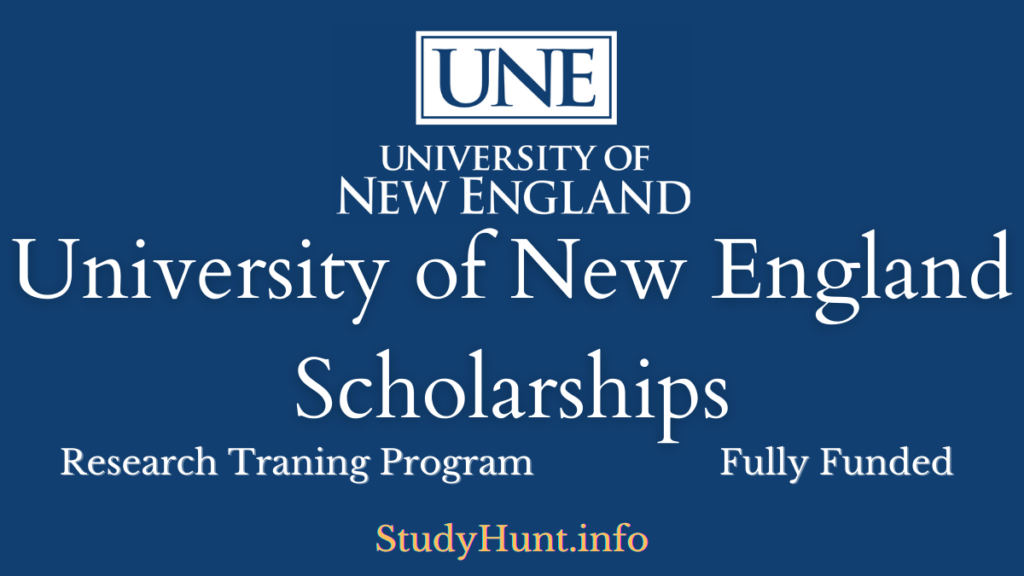 university of new england scholarships for international students