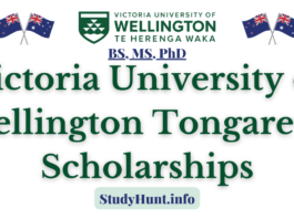 Victoria University of Wellington Tongarewa Scholarships