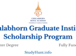 Chulabhorn Graduate Institute Scholarship Program