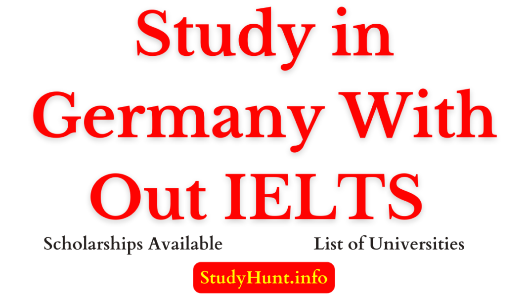 Study in Germany With Out IELTS