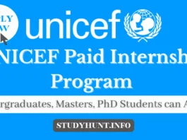 UNICEF Paid Internship Program