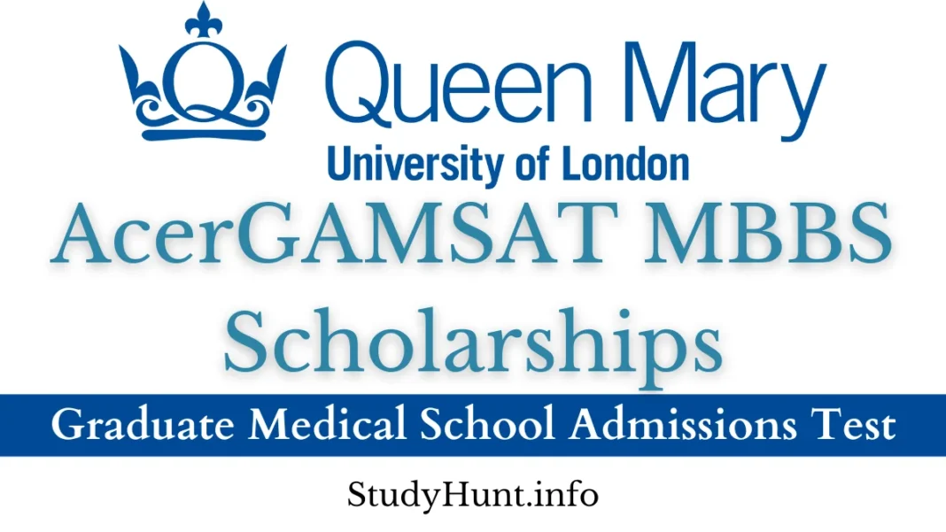 AcerGAMSAT MBBS(Medicine) Scholarships