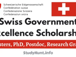 Swiss Government Excellence Scholarship