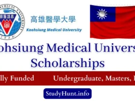 Kaohsiung Medical University Scholarships