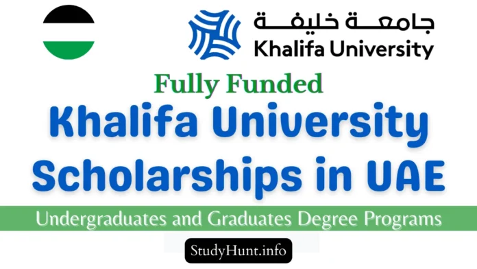 Khalifa University Scholarships in UAE