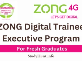ZONG Digital Trainee Executive Program