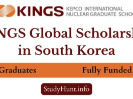 KINGS Global Scholarship in South Korea